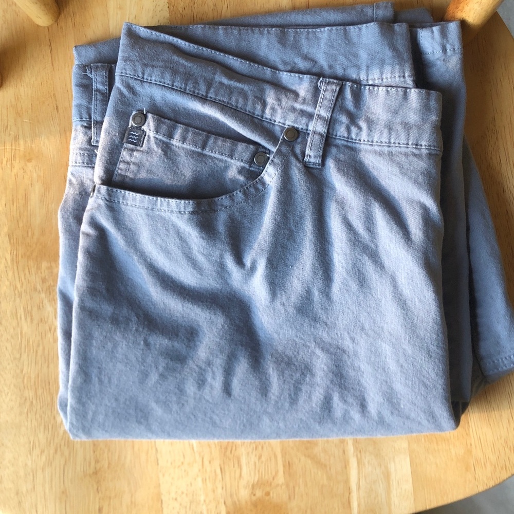 Free Fly Men’s 5 Pocket Pants, Blue. 34x32